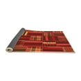 thumbnail image 2 of Ahgly Company Indoor Square Southwestern Orange Country Area Rugs, 5' Square, 2 of 4