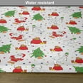 thumbnail image 6 of Ambesonne Christmas Place Mats Set of 4, Xmas Tree Santa Claus, Standard Size, Green and Red, 6 of 6