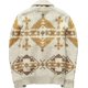 thumbnail image 3 of Suéter para hombre Cárdigan Solapa chal Frente abierto Cable de punto Slim Fit Vintage Coat kaili Sencillez, 3 of 3