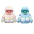 thumbnail image 6 of URMAGIC Toddler Baby Hooded Down Jacket Boys Girls Kids Thicken Warm Winter Coat Outerwear, 6 of 6