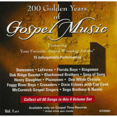 200 Golden Years Of Gospel Music, Vol.1