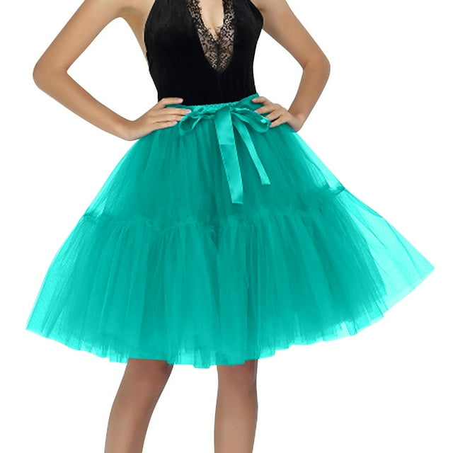 PMUYBHF Robe Courte à Pompons Couleur Unie Mode Femme Robe Faite à la Main Jupe de Performance Ceinture Style 11360 Taille Unique