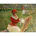thumbnail image 3 of Monet, Claude 18x15 Black Modern Framed Museum Art Print Titled - Blanche Hoschede Painting, 3 of 5