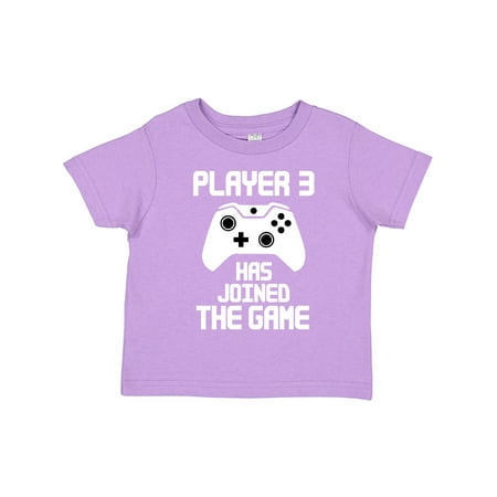 

Inktastic Player 3 Has Joined the Game Gift Toddler Boy or Toddler Girl T-Shirt