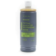 McKesson Prep Solution 16 oz. Flip-Top Bottle, 10% Povidone Iodine, 1 Count