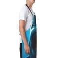 thumbnail image 3 of Pofeuu Open-Mouthed Shark Print Waterproof Apron with Pockets Adjustable Cooking Aprons Kitchen Bib for Baking Household Cleaning, 3 of 8