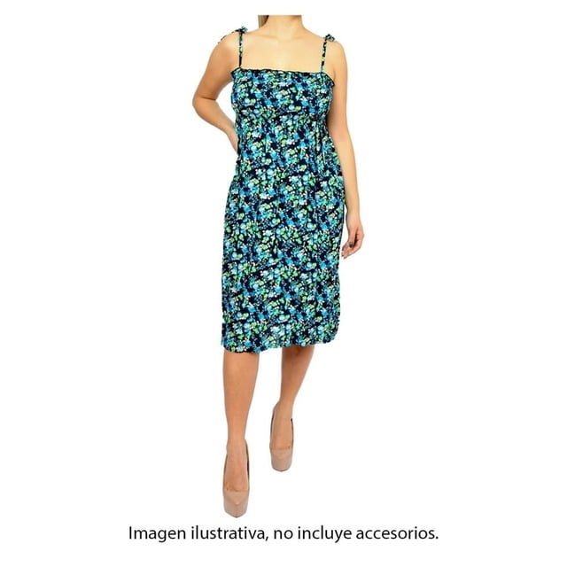 Vestido Oceans Pacific Talla G Estampado con Smock
