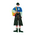 thumbnail image 4 of Parche de niña, parche para coser, parches de insignia, parches de tela, parche de reparación, bordado Estilo B, 4 of 9