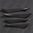 thumbnail image 1 of Splitter 4 Unids/set Universal Fibra De Carbono Parachoques Canards Alerón De Labios Apto Para, 1 of 7