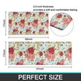 thumbnail image 7 of Pioneer Flower Floral Print Pattern Kitchen Rugs Sets Of 2,Anti Fatigue Kitchen Mat Rugs Non Slip Washable,Decorative Kitchen Floor Mats for Kitchen,Sink,Laundry,17"x30"+17"x47", 7 of 7