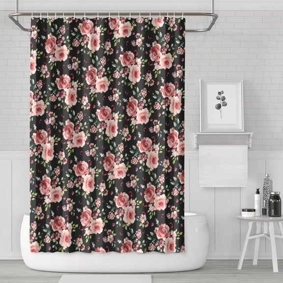 Waterproof Pioneer Shower Curtain 72x72 Inch Boho Style Polyester Unique Shower Curtain for Bathroom Hotel Home Decor with 12 Plastic Hooks