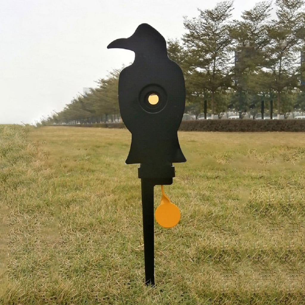 ZPAQI Metal Resetting Targets Lawn Stake Air Rifles Practice Targets Adjustable