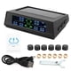 thumbnail image 1 of Sistema de monitoreo de presión de neumáticos con energía solar, detector TPMS con pantalla LCD y 6 sensores externos para vehículos recreativos., 1 of 14