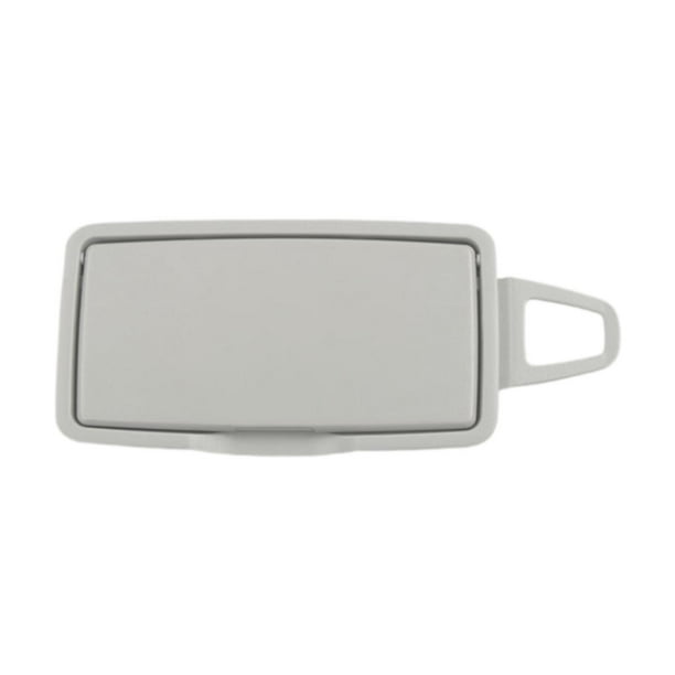 La cubierta del espejo de cortesía con visera solar reemplaza la cubierta del espejo del parasol para Mercedes-Benz Gris claro izquierdo