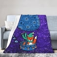 thumbnail image 1 of ZICANCN Anti-Pilling Flannel Bed Throw Blankets Purple Winter Watercolour , Couch Ultra Soft Micro Fleece Sofa Bed Camping Travel Blanket for Adults 80"x60", 1 of 8