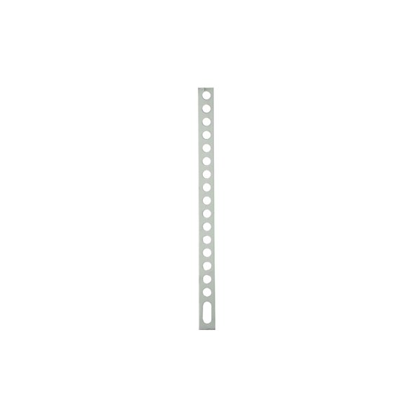 Install Bay Back Strap Metal 9 pulgadas, paquete de 10 - BS9 - 10 plateado