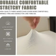 thumbnail image 5 of Chair Covers For Dining Chairs 6 Pack, Xl Dining Chair Covers Elegant Fabric Gift, 5 of 5