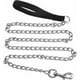 thumbnail image 1 of Cadena de correa para perros de alta resistencia, correa de cadena para perros grandes, perros medianos, 12 m, 4 mm de grosor, cadena de correa para perros con cómodo mango acolchado, 1 of 1