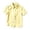 Yellow, variant on GobdXE Solid Peter Pan Collar Short Sleeve Button Down Shirt Unisex Kids Back to School Uniform Plain Casual Blouse Tops for Boys Girls 2-3 Years,Sky Blue