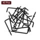 thumbnail image 3 of Paquete de 40 ganchos en forma de L, ganchos de tornillo de ángulo recto de 1-1/2 pulgadas para colgar, negro, 3 of 7