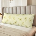 thumbnail image 6 of Body Pillow Cover, Green Pears Body Pillow Cases with Zipper Soft Breathable Smooth Skin Friendly Long Pillow Case 20x60 inches, 1Pcs, 6 of 7