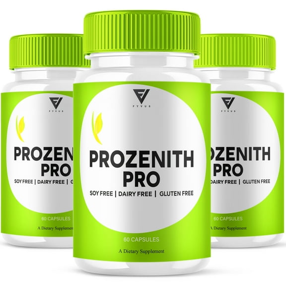 (3 Pack) Prozenith Pro Capsules, ProzenithPro Advanced Support (180 Capsules)