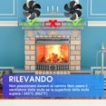 thumbnail image 5 of Ventilador Horno, Everenty 6 Aspas 50℃Arranque Funcionamiento Funcionamiento Ventilador de estufa de leña, ventilador de chimenea de accionamiento térmico, ventilador de estufa, ventilador de chimenea, estufa de pellets esquí esquí Gafas de esquí, 5 of 5
