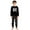 Set 44# Black, variant on oqasdz Boys Pajamas Allover Print Long Sleeve Comfy Loungewear 2 Piece for Kids and Toddler Sleepwear Matching Outfit Comfort Soft Pajama Set