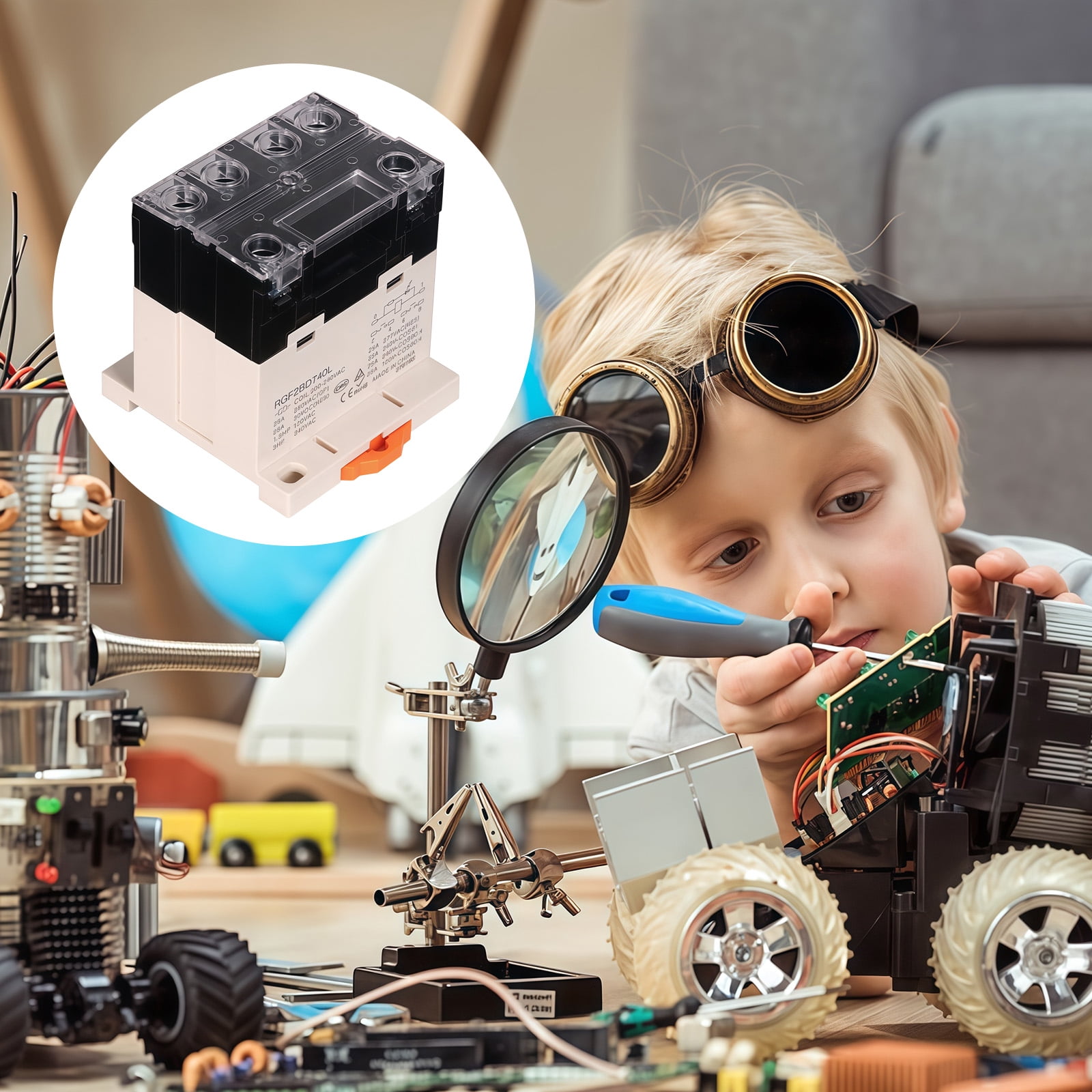 Compacts DIN Rails Mount Highly Power Relays Replacement Intermediate Relays For Space Saving Electrical Cabinet Installation