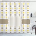 thumbnail image 1 of Ambesonne Abstract Shower Curtain, Polka Dots Image, 69"Wx70"L, Pale Brown Marigold, 1 of 3