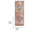 thumbnail image 3 of Livabliss Harput Vintage Medallion Runner Area Rug,2'7" x 7'3",Burnt Orange, 3 of 9