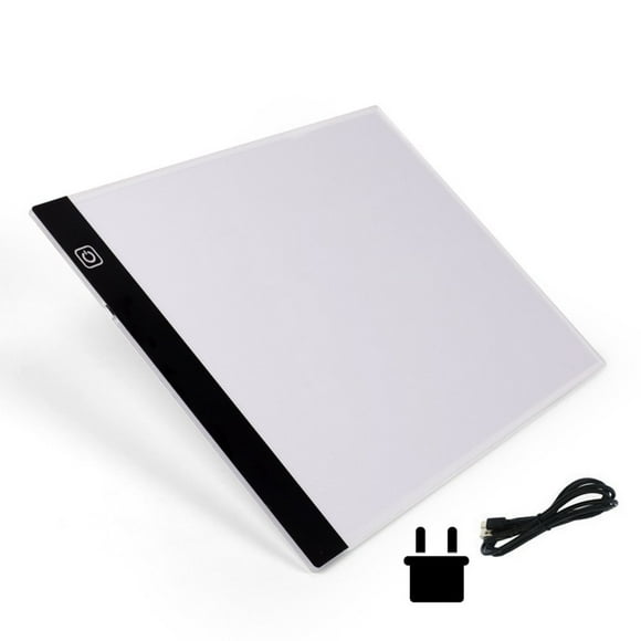 AMERTEER A4 LED Copy Board Tattoo Stencil Super Thin Light Box Drawing Pad Tracing Table USB Cable