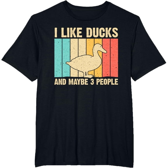 Vintage Duck Design For Duck Lovers Men Women Mallard Drake T-Shirt
