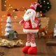 thumbnail image 5 of Adornos navideños, figuras navideñas expandibles tejidas, muñecos navideños, accesorios de exhibición para niños, adornos para árbol de Navidad, muñeco de peluche, 5 of 6