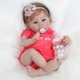 thumbnail image 1 of Muñeca Reborn WOOROY, niña realista de 45 cm con cuerpo pesado, 1 of 8