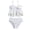 X204 White, variant on Confree For Girls Summer 2 Piece Swimsuit Solid Color Bathing Suits Vacation Casual Comfortable Little Girls Swimwear Size 9-10 Years Pink