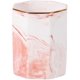 thumbnail image 1 of Portalápices de escritorio de cerámica con diseño de mármol, organizador de escritorio para tazas de lápices (rosa) JFHHH pequeña, 1 of 4