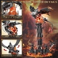 thumbnail image 4 of QDS Magic Rings Dark Tower & Fell Beast Building Set Lord Castle Architecture with Light 997 Piece Collectible 1 Pack for Adults, 4 of 6