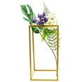 thumbnail image 4 of Paquete de 2 macetas decorativas de estilo moderno, perfectas para bodas y eventos, jarrones con columnas geométricas, 4 of 7