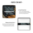 thumbnail image 5 of Lsque Skeleton Chef BBQ Scene Printed Tissue Box Cover Holder, Facial Paper Organizer Dispenser,Square with Bottom Belt, PVC Leather Decorative Organizer, 5 of 8