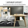 thumbnail image 6 of ANMINY Office Chair Mat for Hardwood Floor 36" x 48" Desk Chair Mat Non-Slip Home Office Protector in Living Room Study Office, Black, 6 of 8