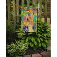 thumbnail image 2 of Carolines Treasures LH9406-FLAG-PARENT Silky Terrier Easter Eggtravaganza Flag  multicolor, 2 of 2