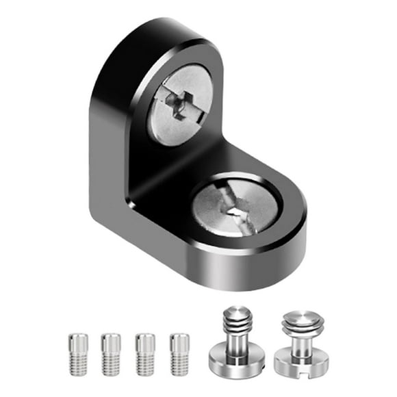 Soporte de extensión para cámara en ángulo recto de 90 degree, accesorio de aleación de aluminio, resistente, tornillo de 1/4 3/8, fotografía profesional,