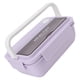 thumbnail image 3 of Contenedor De Preparación De Comidas, Lonchera De Plástico Portátil De 1100 Ml Para La Escuela Para Estudiantes, 3 of 8