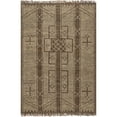 thumbnail image 2 of nuLOOM Maddy Handmade Jute and Leather Global Inspired Tribal Fringe Area Rug, 4' x 6', Natural, 2 of 2