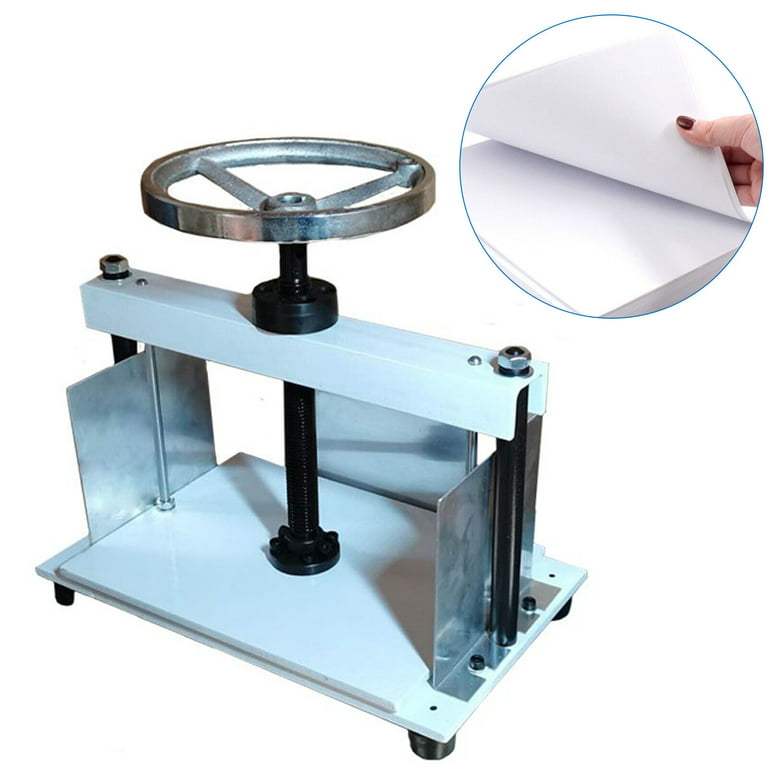 Miumaeov Manual A4 Size Paper Press Machine Flat Paper Receipt Stamps Hand  Heavy Duty for Files and Paper Finishing and Flattening 