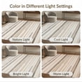 thumbnail image 7 of ODIKA 8'x10' Washable Area Rug Non-Shedding, Easy Care, Outdoorarea Striped Vintage Border Faded Stripe Courtyard Large for King Size Bedroom Under Bed, Master Suite, 7 of 7
