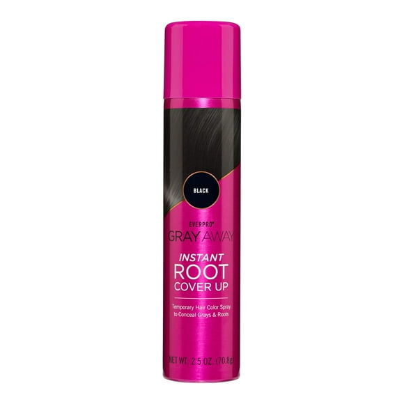 EVERPRO Grey Away Instant Root Cover Up Spray 2.5oz - Negro