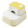thumbnail image 2 of YAOMOBB Double Step Stool Toddler Step Stool Double Step Toy Storage Function Non Slip Rubber Feet Potty Training Stool for, 2 of 7