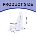 thumbnail image 3 of ‌Clear Acrylic Picture Frame Easel, Multi-Purpose Mini Stand for Displaying Challenge Coins, Trading Cards, Wedding Place Cards & Photos, Elegant Invisible Showcase‌, 3 of 5